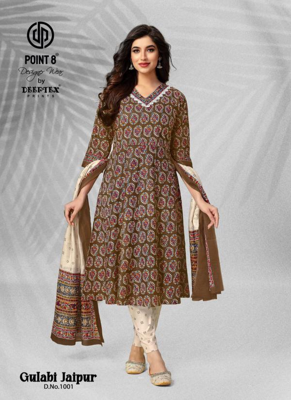 Deeptex Gulabi Jaipur Vol-1 – Anarkali Kurti With Pant & Dupatta